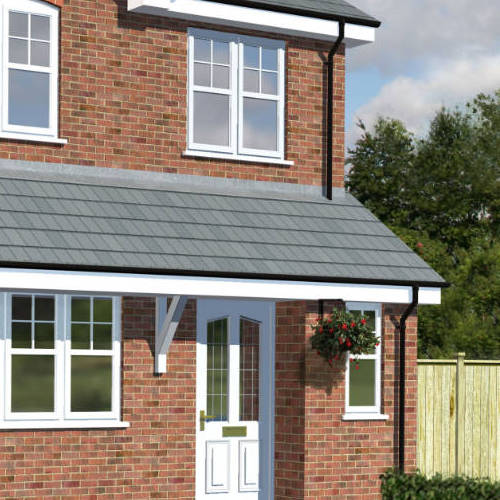 New house CGI in situ